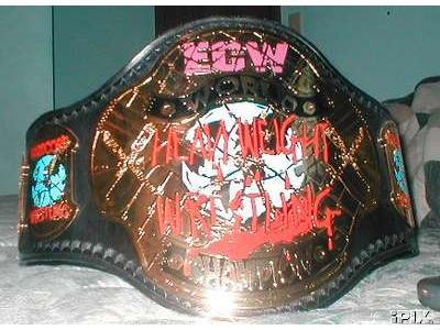 An example of a Deluxe ECW Championship Belt