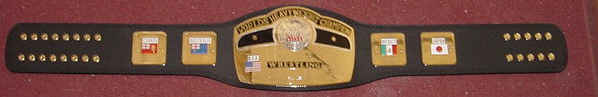 An example of a Deluxe NWA Championship Belt