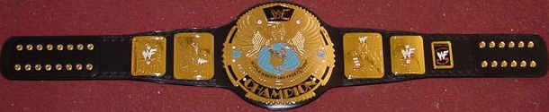 An example of a Deluxe WWF Championship Belt